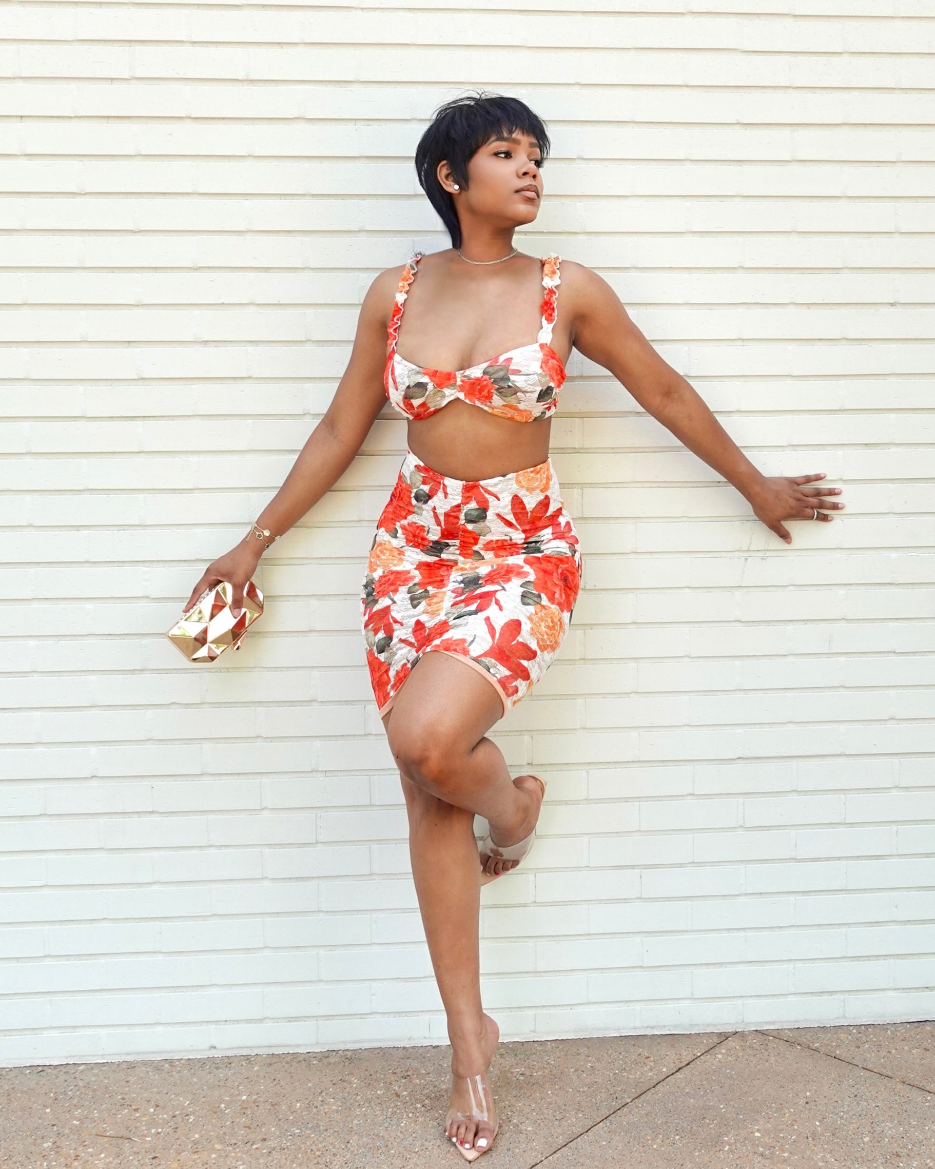 FLORAL MINI SKIRT - MINI SKIRT - MINI SKIRT SET - SKIRT SET - COVERUP - BEACHWEAR - VACATION COVERUP - STYLE - FASHION - OUTFITINSPO - DATE NIGHT OUTFIT - SUMMER 2024 FASHION - SUMMER OUTFIT - BAECATION - SEXY OUTFIT - SKIRT - MESH SKIRT - FLORAL MESH SKIRT - FLORAL MESH MINI SKIRT SET