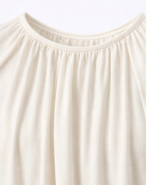 Diamond Pleated Batwing Mini Dress