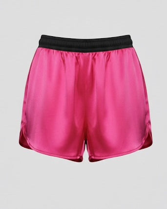 Headliner Pink Satin Shorts