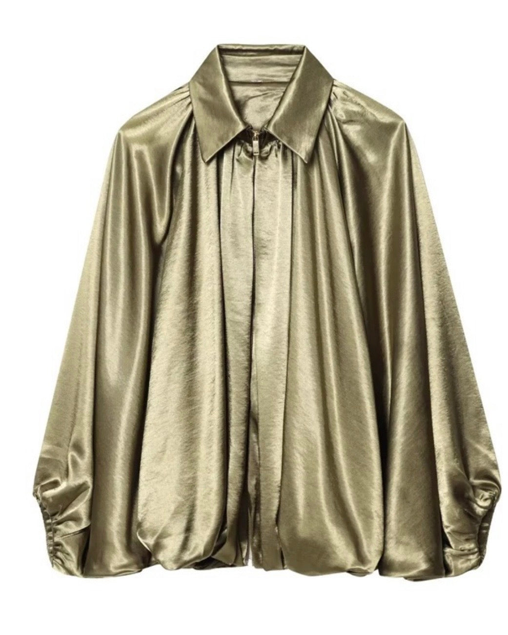 Moxie Satin Bomber Jacket
