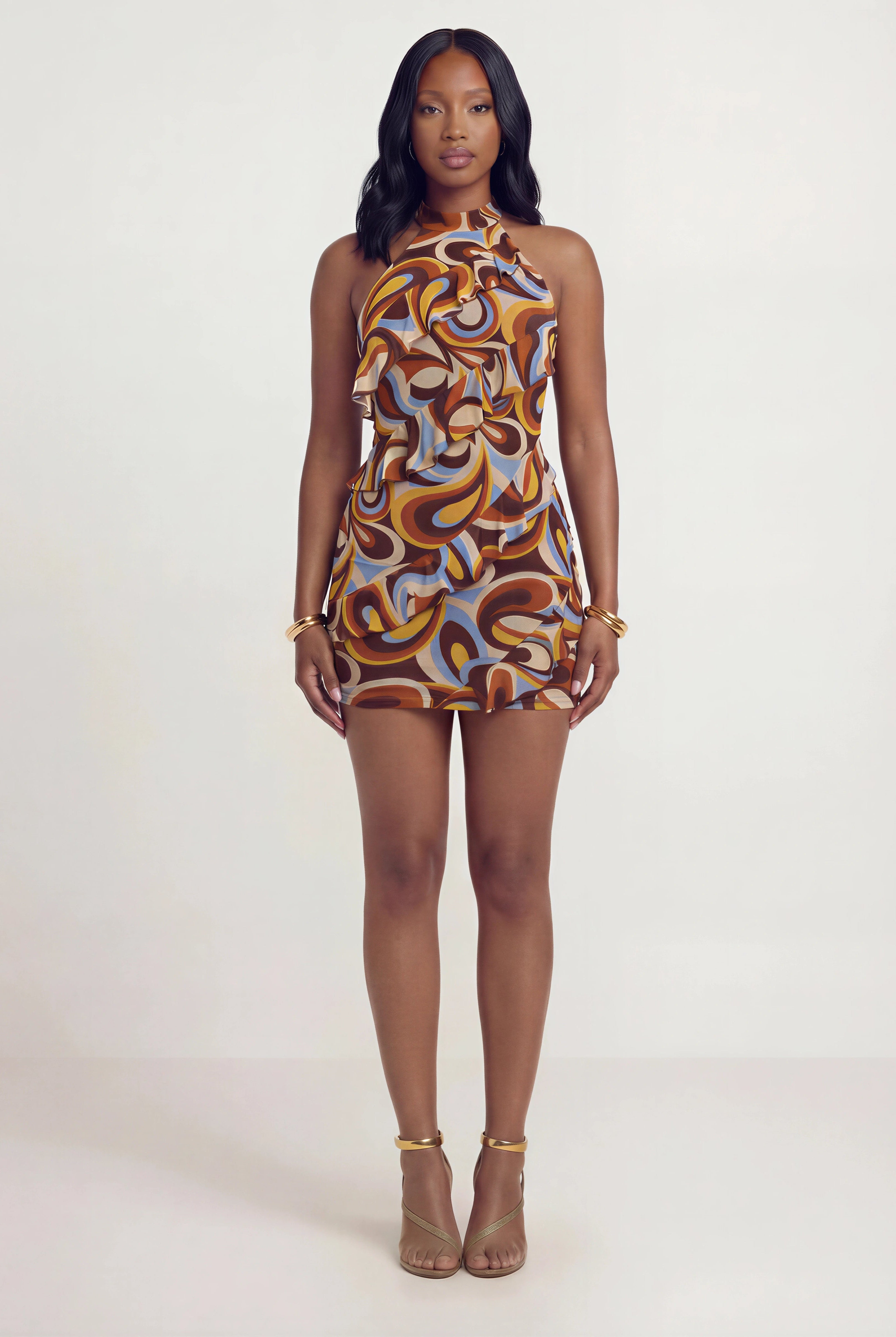 Soul Train Mini Dress