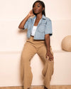 TAN KNIT CARGO PANTS - CARGO PANTS - CASUAL PANTS - KNIT PANTS - POCKET PANTS - BEIGE CARGO PANTS - BEIGE PANTS - COMFORTABLE PANTS - KNIT OUTFIT - SUMMER PANTS - SUMMER OUTFIT FOR WOMEN - WOMEN'S SUMMER OUTFIT - SPRING OUTFIT FOR WOMEN - BOUTIQUE - PANTS - VACATION OUTFIT