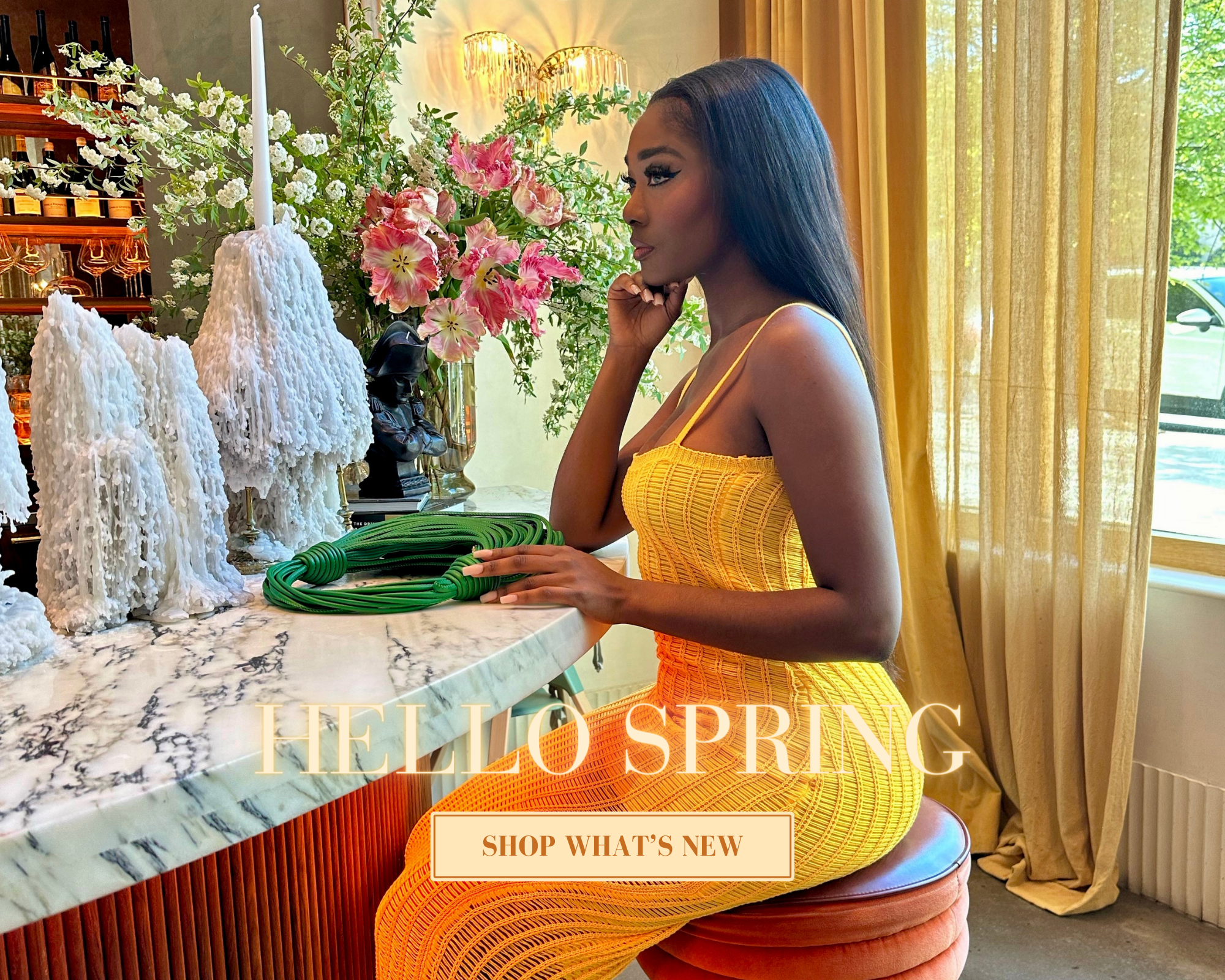 HELLO SPRING SHOP WHAT'S NEW - SHOP LATEST SPRING OUTFITS SPRING 2024 OUTFITS 