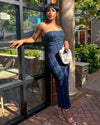 Siera Denim Maxi Dress