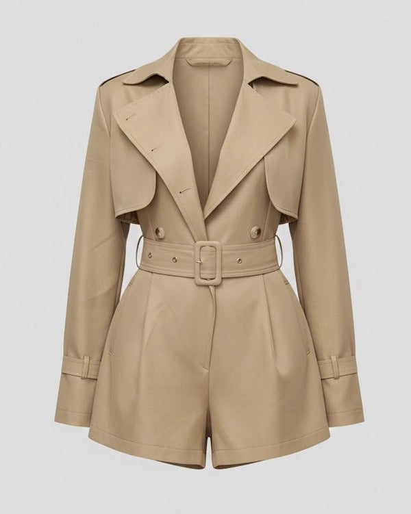 Iconic Trench Romper