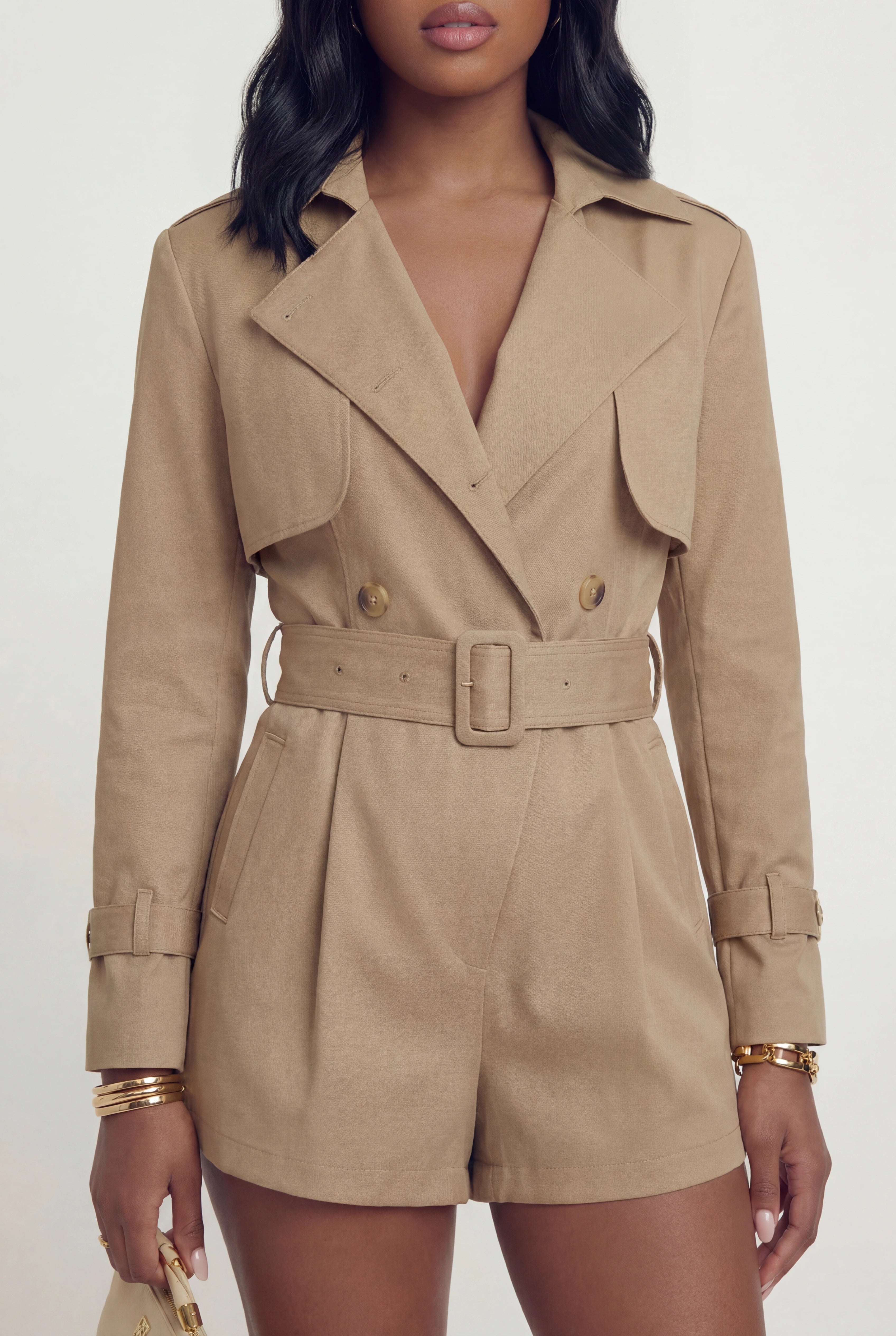 Iconic Trench Romper