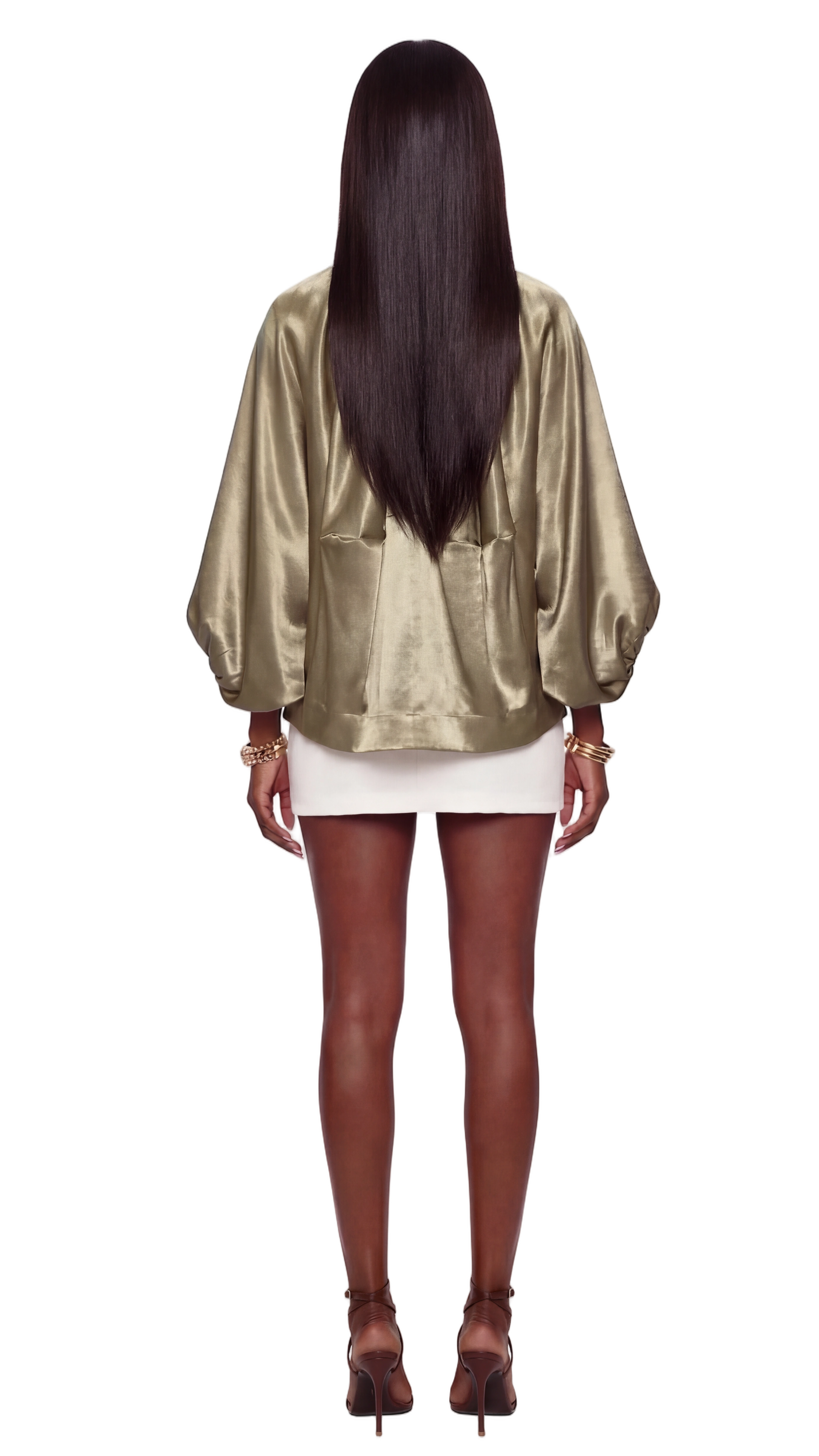Moxie Satin Bomber Jacket