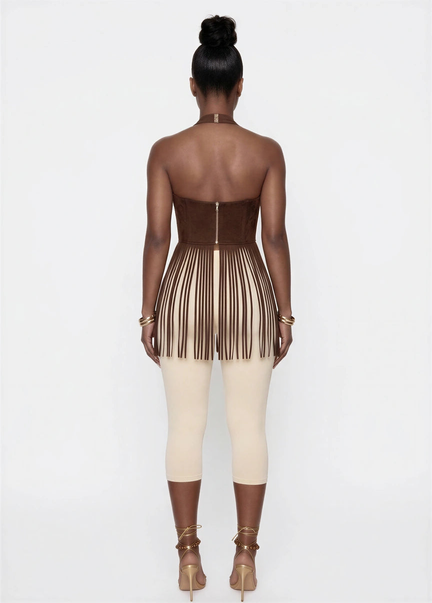 backless halter top women, open back top fall outfit, backless going out top women, backless brown top date night, open back halter top fall winter, sexy back top women fashion, backless fringe top women, halter back detail top, open back night out top women, backless fall outfit women, backless top holiday party, open back top winter outfit women, fringe backless top, sexy fall top for women, fall fashion for women 30 plus, fall fashion for women 40 plus, cute fall fashion top, fall 2026 fashion top