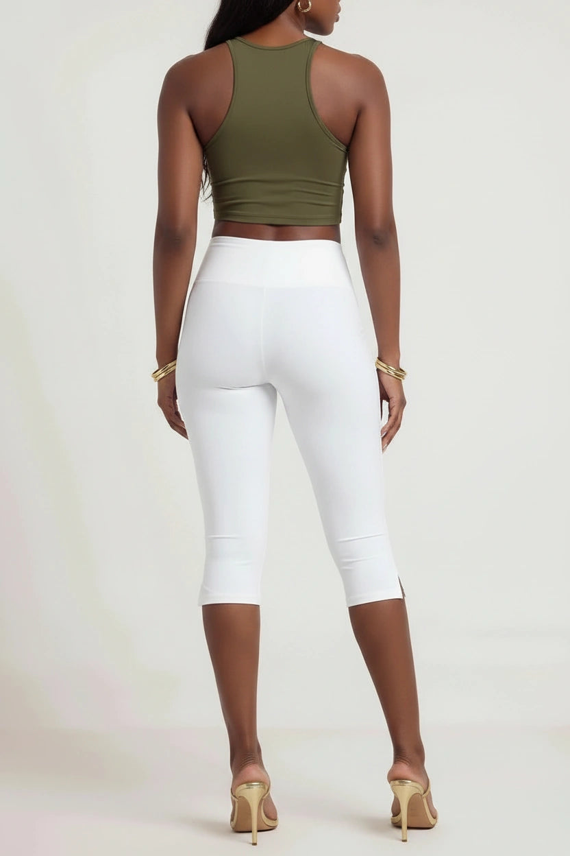 Serene High Waist Capri Leggings
