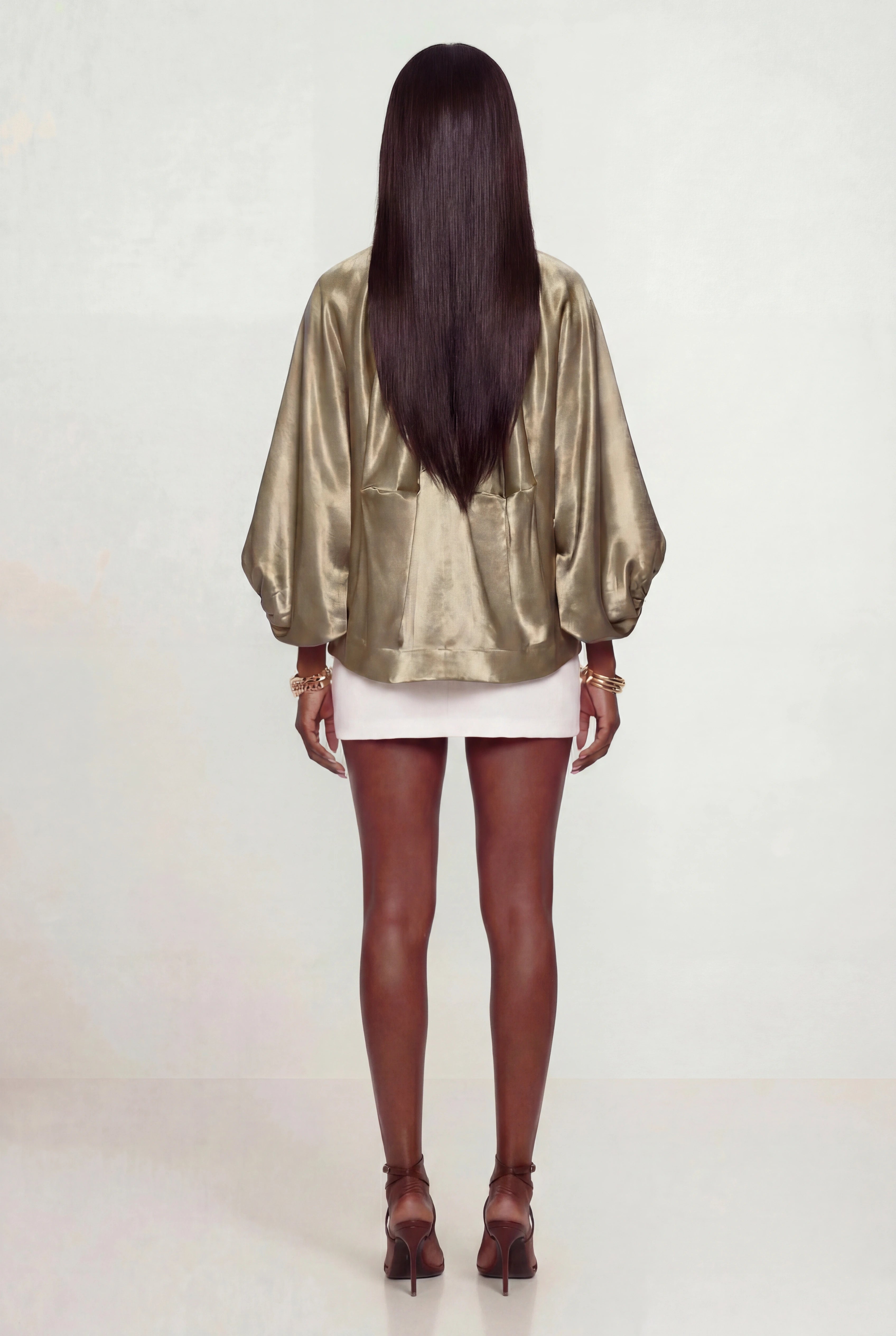 Moxie Satin Bomber Jacket