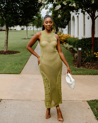 Bills Bills Bills Knitted Maxi Dress